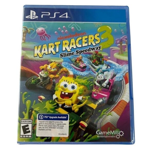 PlayStation Other - Nickelodeon Kart Racers 3, Slime Speedway, PlayStation 4, Free PS5 Ver Upgrade